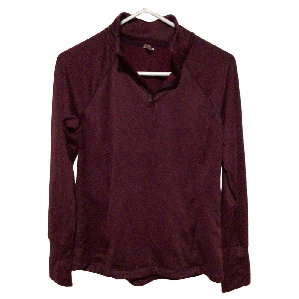 AVIA Women's Purple 1/4 Zip Long Sleeve Pullover Jacket Size XS Activewear